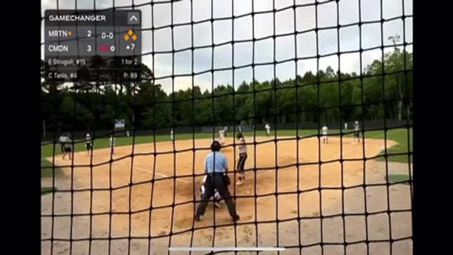 Grand slam against Camden County for the win in the fourth round of the playoffs.