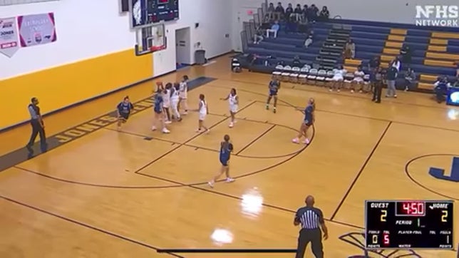 driving in for layup