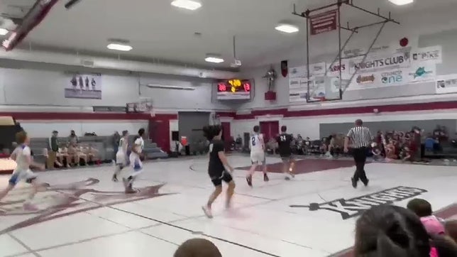 Good vision and dime pass from Lockwood up the court to Kehoe for assisted fastbreak layup