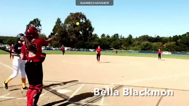 Blackmon recorded 7 strikeouts and allowed only an unearned run in her 5 innings in the circle for Pacific Grove.