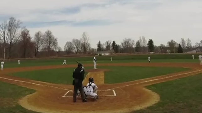 Kovacs hits a 1st inning HR to CF to put his team up 1-0 vs Beacon