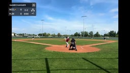 Line Drive Double to LF