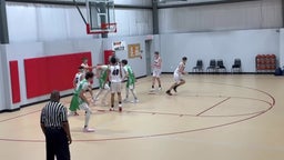 Kaden passes off to assist Bradyn for two!