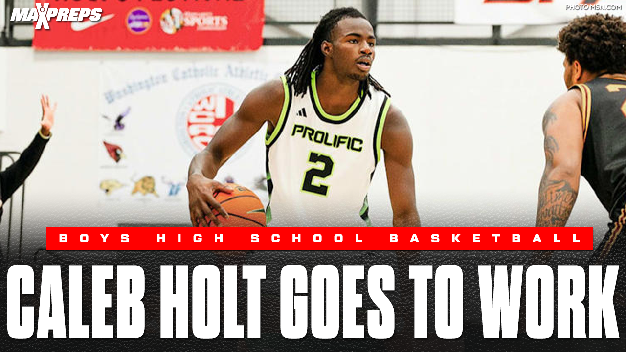 Caleb Holt battles for 16 points, 8 rebounds in Hoophall Classic showdown vs. Dynamic Prep