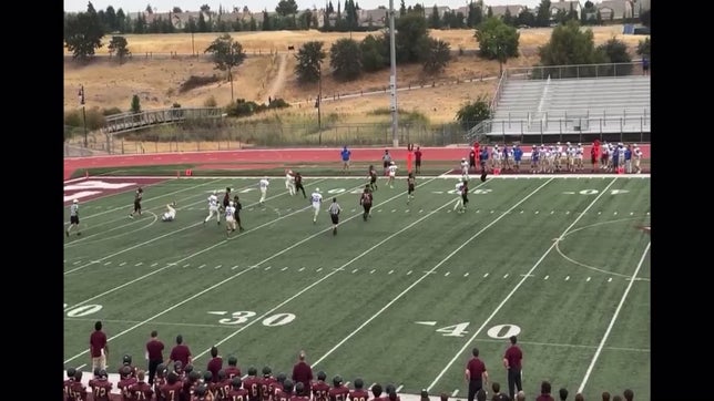 Forced the qb to fumble and teammate scoops it an scores to for the first touchdown of the game