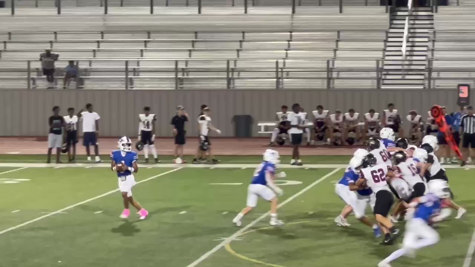 Great catch and a 20-yard gain (YAC)! #12 with the Most Rushing and Receiving Yards in the Game!