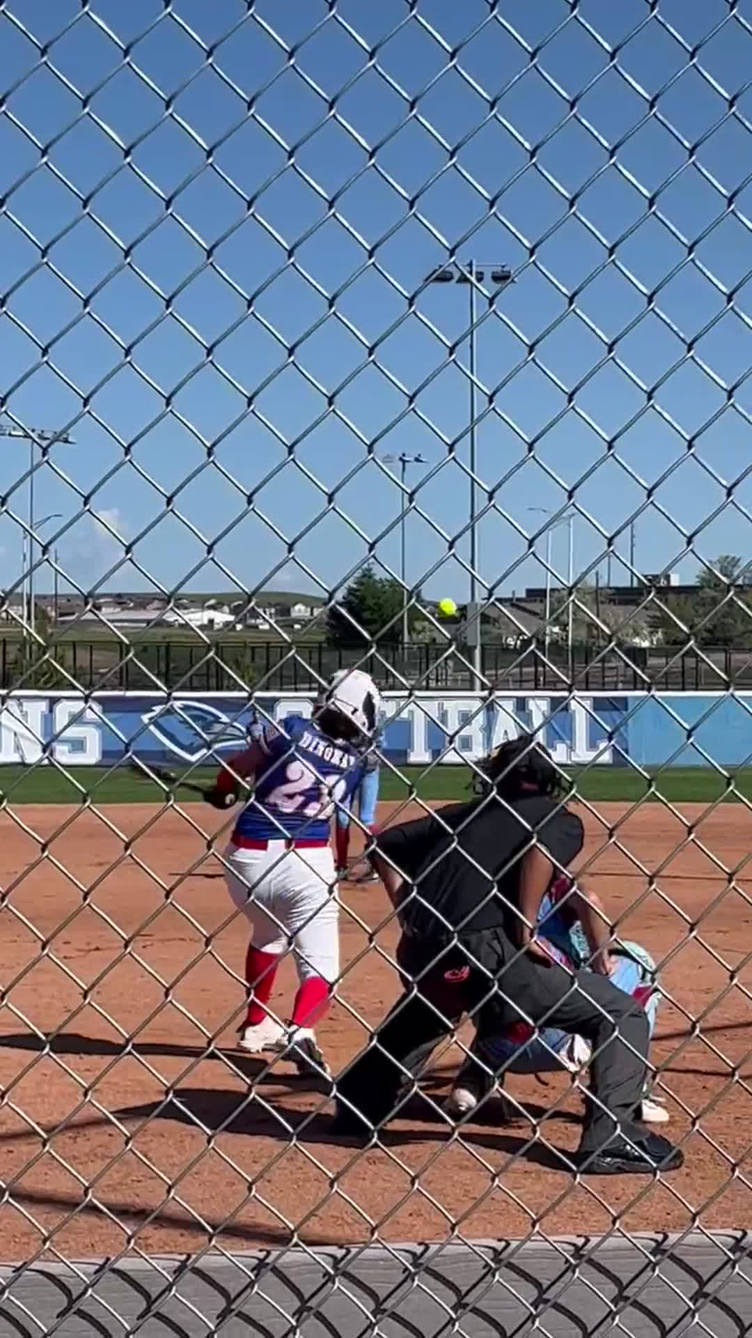 Single hit to right center