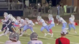 QB Spriggs pass to left Halfback Maco