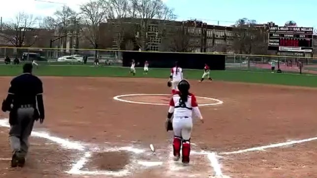 Playing Short- Caught fly ball on the run in Center Field