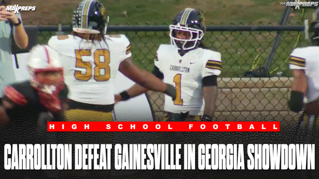 In one of Georgia’s most intense showdowns of the season, Carrollton held off Gainesville for a narrow 43-21 victory. Both teams traded momentum throughout the night, but Carrollton’s defense came up clutch in the second half to secure the win.