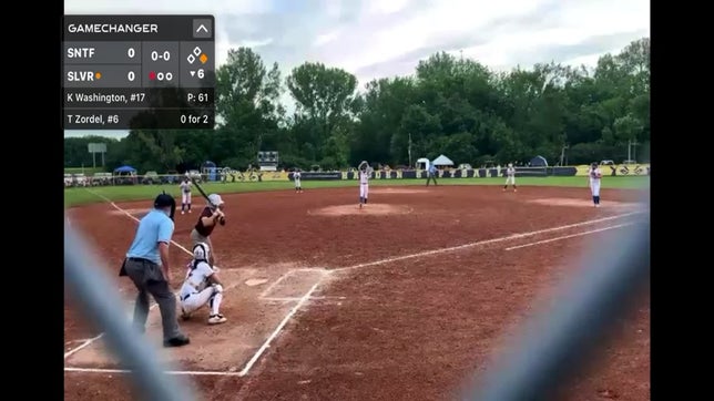 Throw down to 2nd base for the out