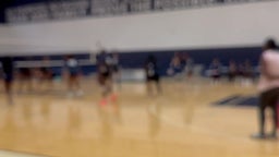 Lele Sykes getting the ball up and Cydney Turner killing it!