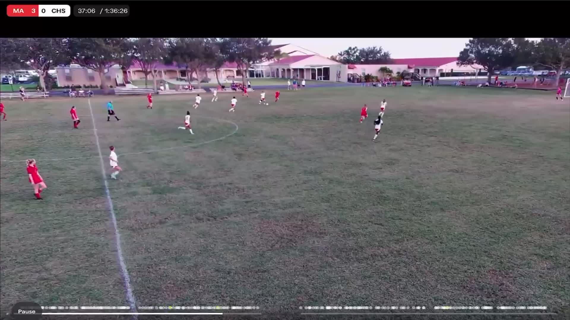 Keira Smylie (JR) shows off her range with a 30+ yard goal vs Centennial