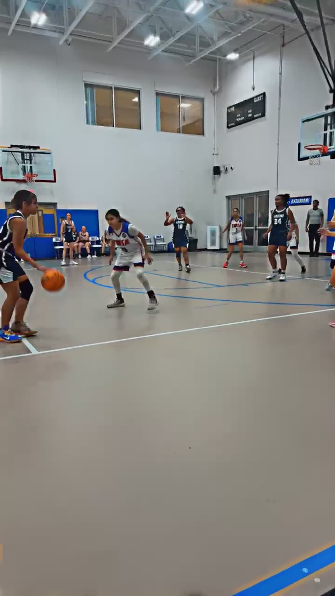 Jahniya Wilson three-pointer
