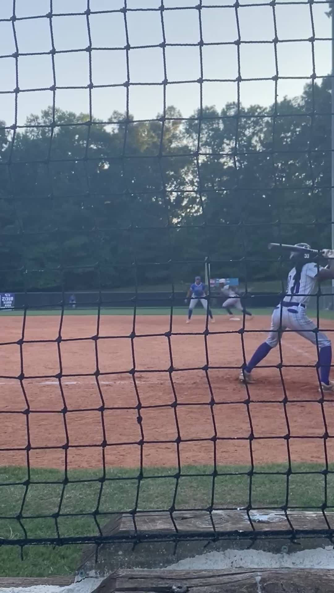 Attempting to field the low ball thrown to first results in an error.