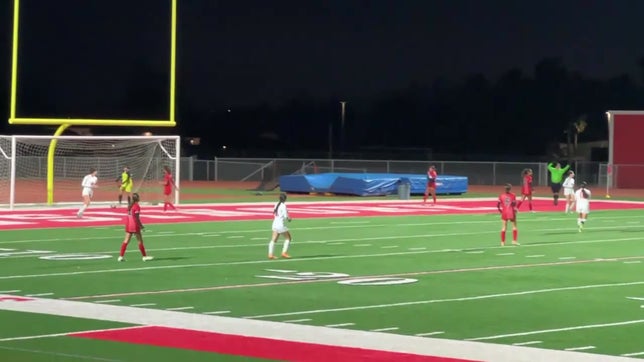 Freshman striker scores a scorcher at Elsinore HS in final league game.