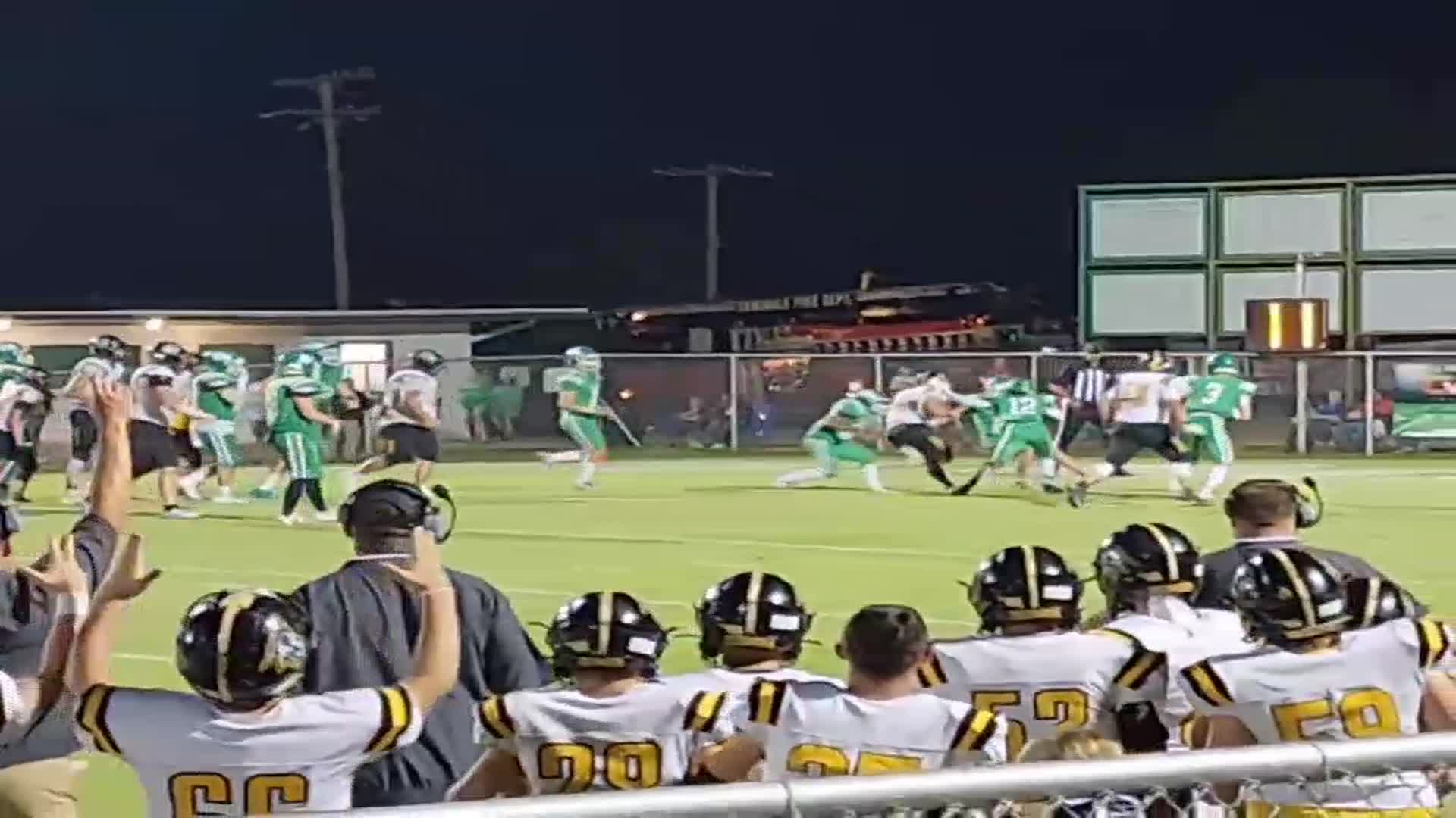 Tecumseh Savages rush for TD