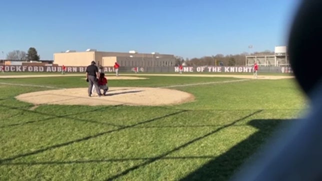 After a pitching change, got back on time and stuck with approach and caught a barrel