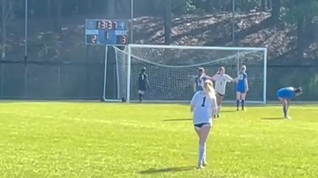 Goal in 4-2 win at Cary Academy