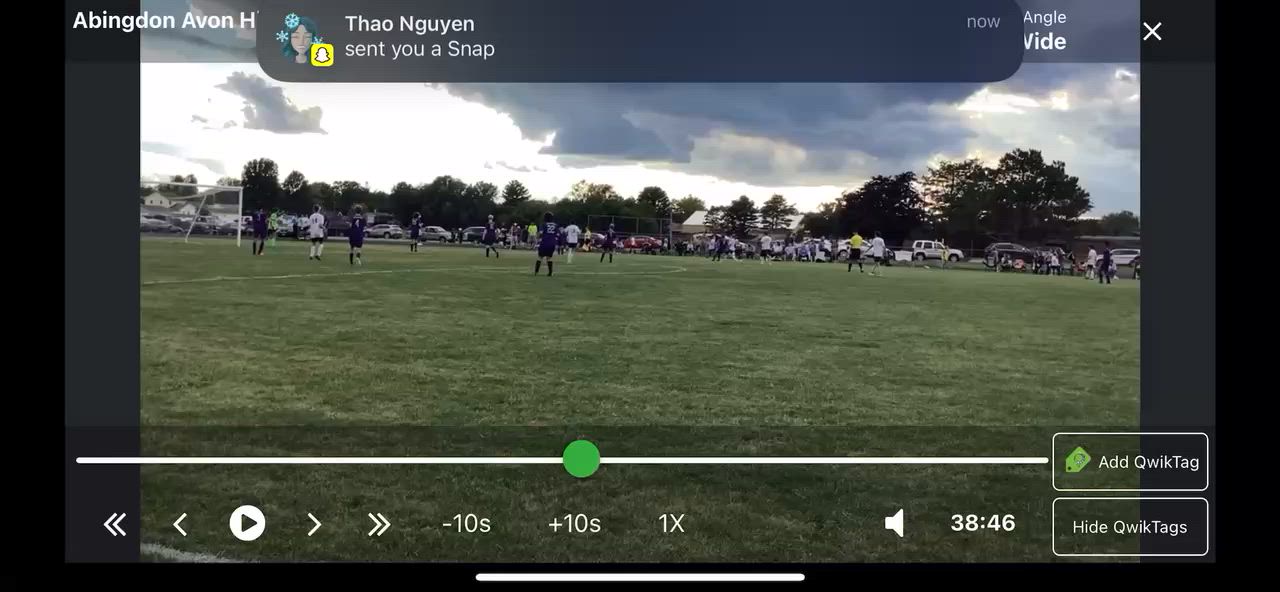 Left foot top right banger