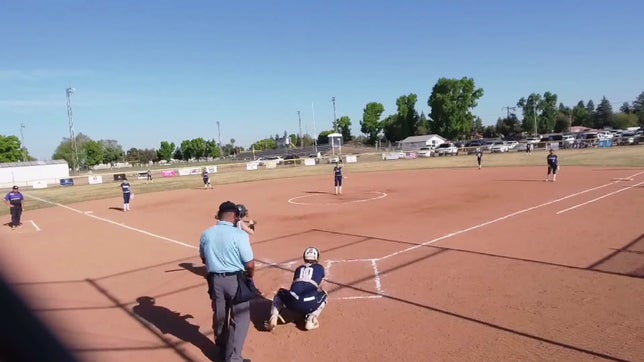 Over the fence home run.