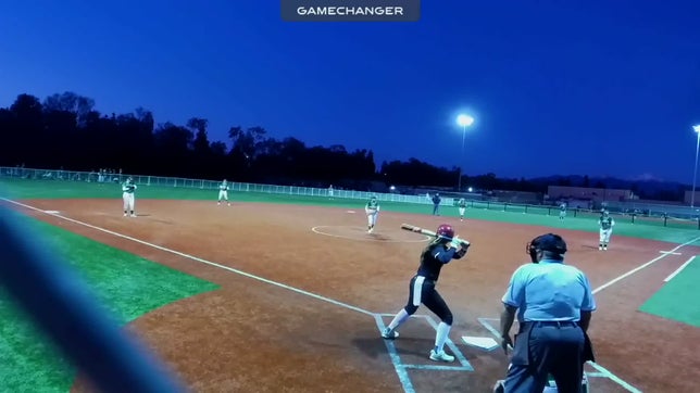 Sierra Siracusa goes yard in Laguna Hills Tournament against Edison