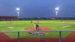 Fielders Choice - Brady tags the runner at home.