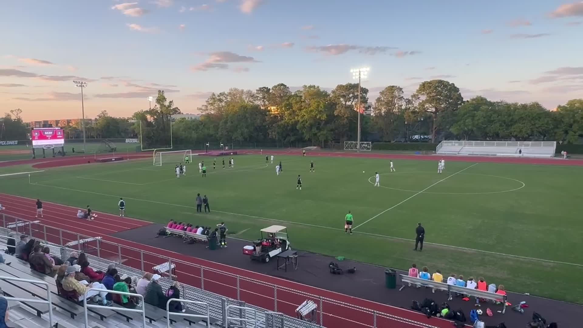 Tisdale free kick - way out