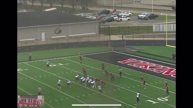13 yard run