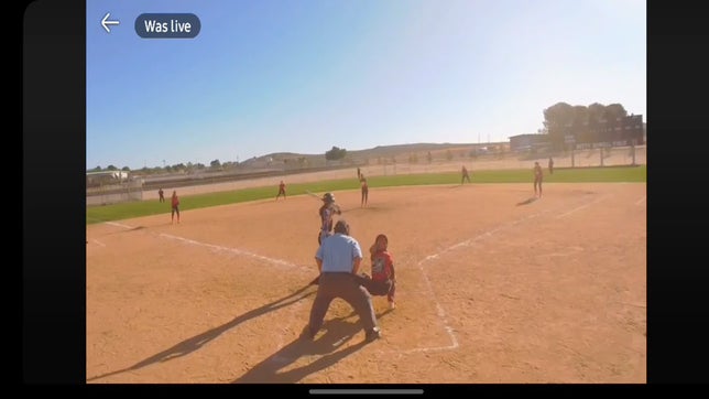 Kaylees 1st home run. 11 April 2025 vs Rosamond