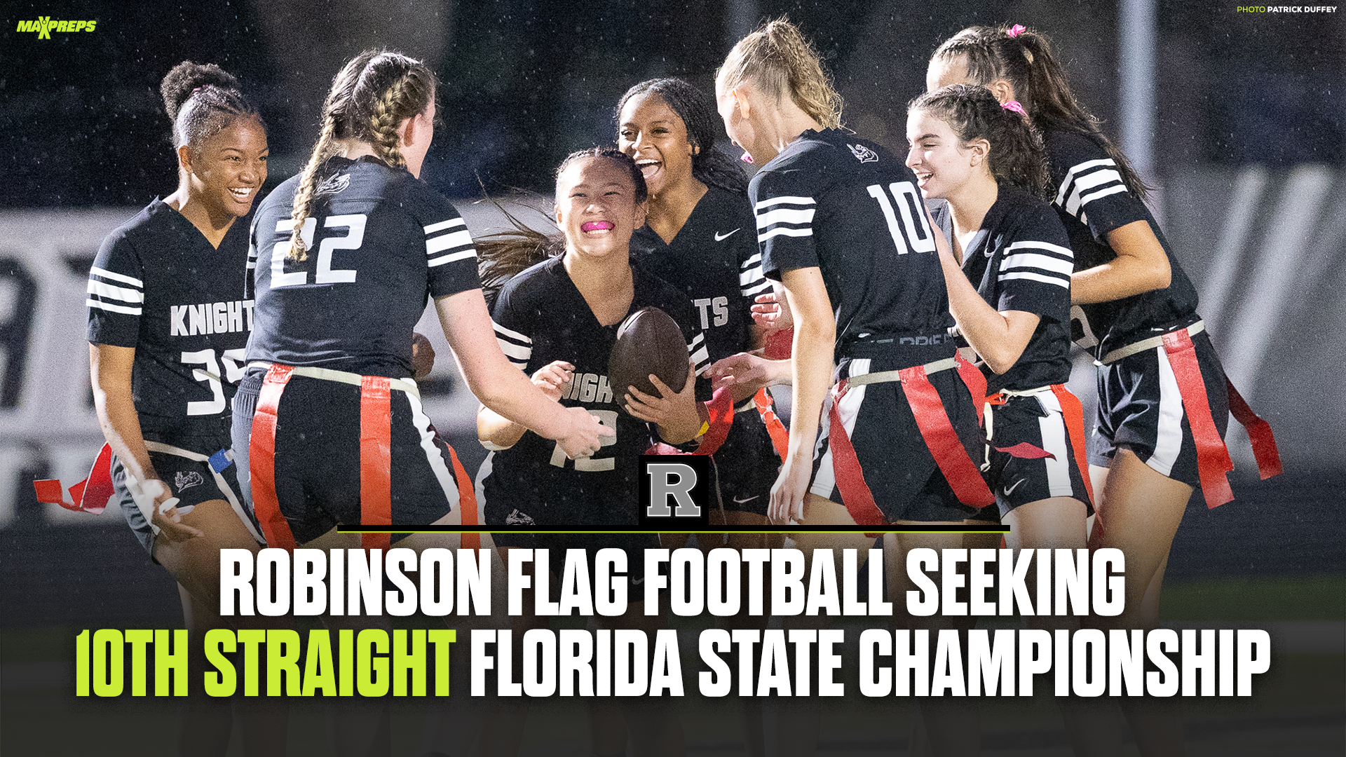 Robinson flag football seeking 10th straight Florida state championship