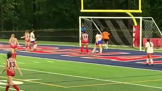 Olivia Olarte's cross to Rylee Caine helped FA beat Louisburg 10-0 in a mercy-rule game that ended early (so fans could see the Hurricanes' NHL playoffs). Caine had 3 goals, Lydia Rogers bagged 3 goals, 2 assists, & Olarte added 2 goals, 3 assists.