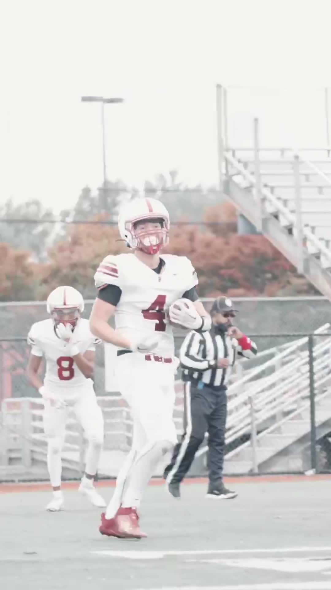 Touchdown reception against Dickinson High School #4