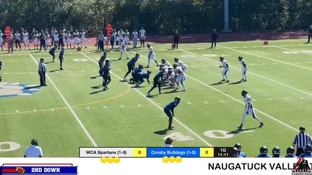Week 2 highlights from WCA Spartans vs Crosby Bulldogs