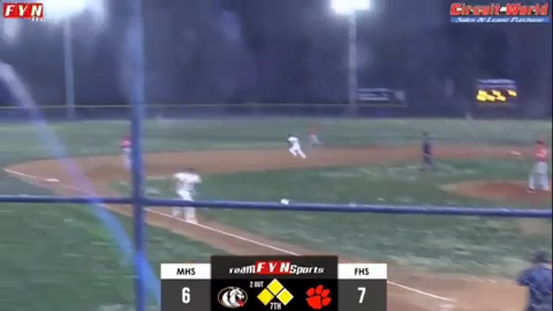 Murphy beats Franklin, bottom of 7th.