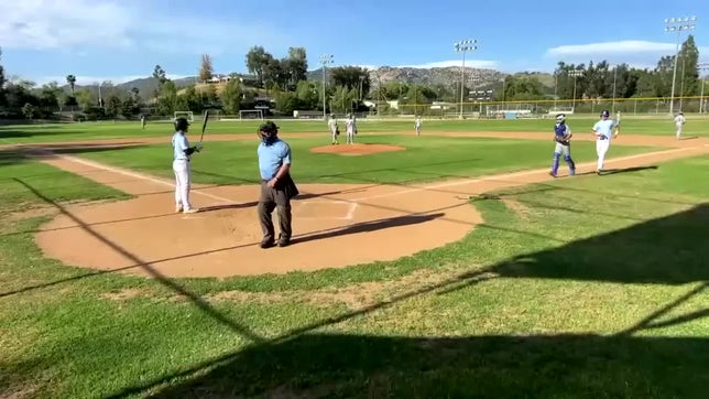 Dead center bomb.