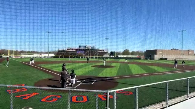 Finley Insko at bat for Tates Creek @Greenon Varsity Knightd
