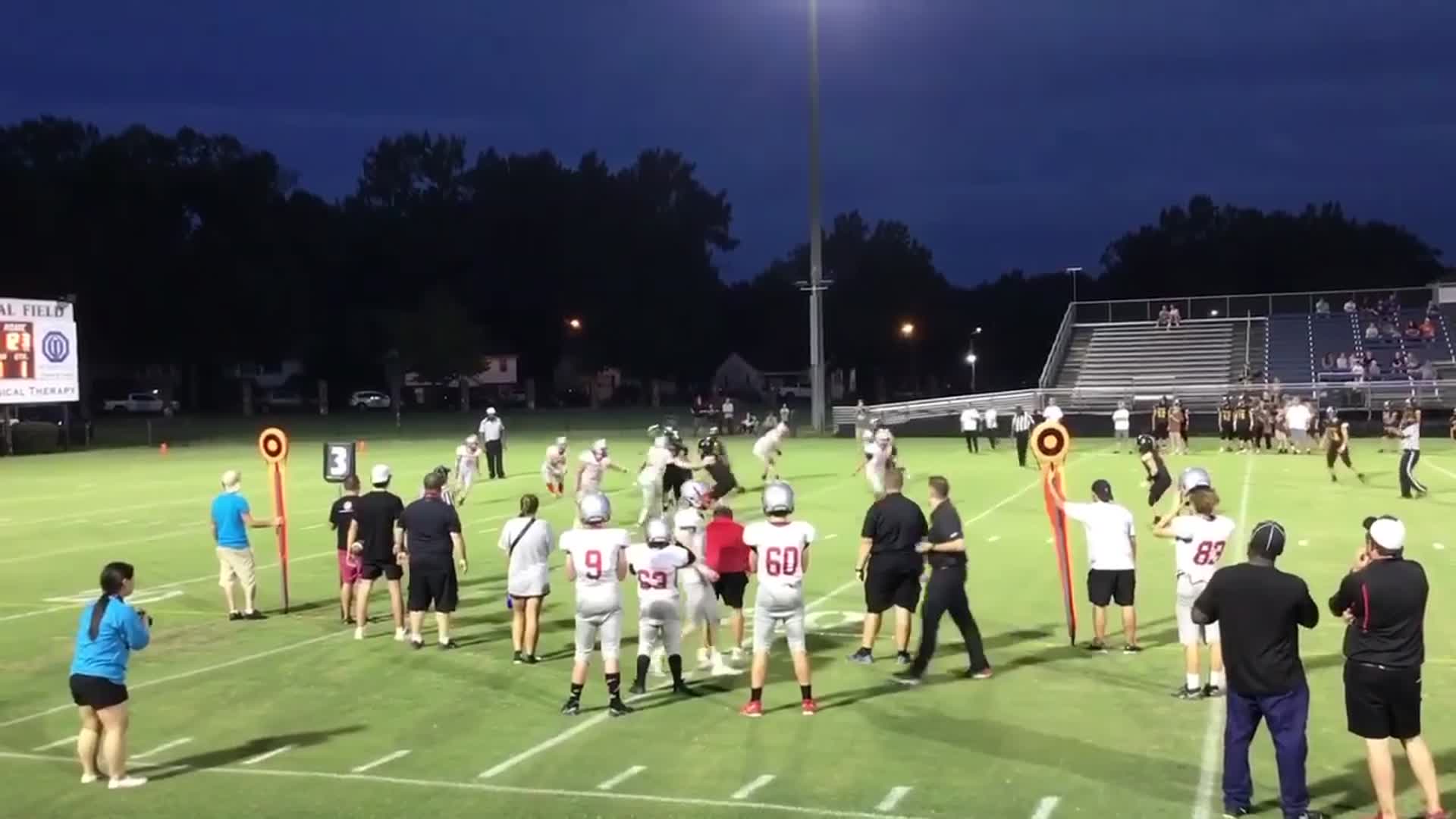 Positive yards for Sophomore RB #2 Christian Kilpatrick to get the first down