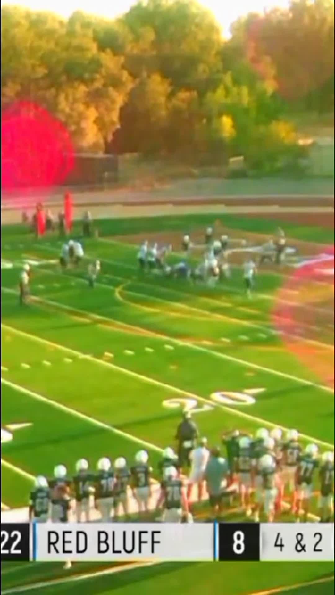 George Johnson hit stick