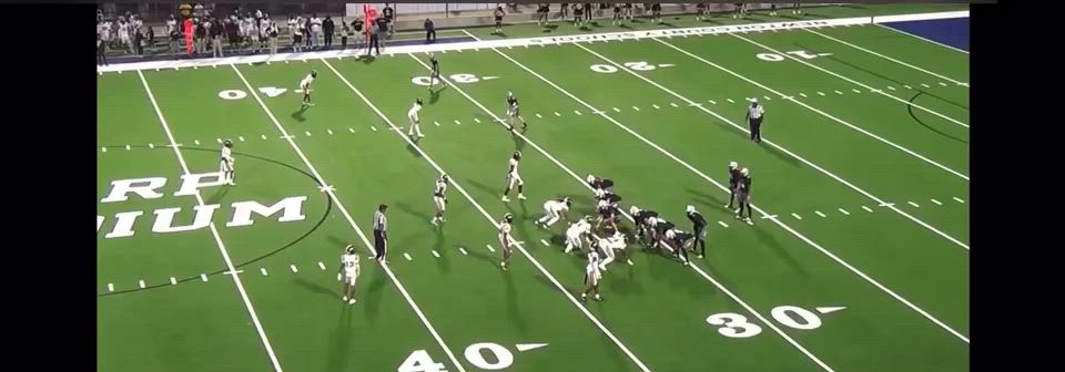 Myles Mims splits the defenders and accelerates for a 68-yard touchdown.