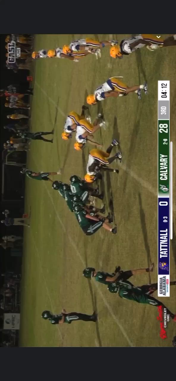 Jamar's second touchdown of the game against Tattnall