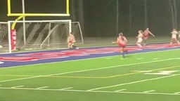 If the video man is yelling & ball girl is cart-wheeling ...