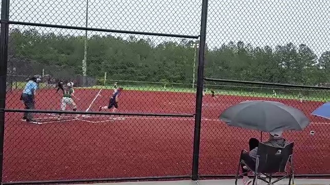 16u A Division.  .364 BA .727 SLG, 1 Single, 2 Doubles,  1 Triple and 5 RBIs. 19 Put Outs at 1B.