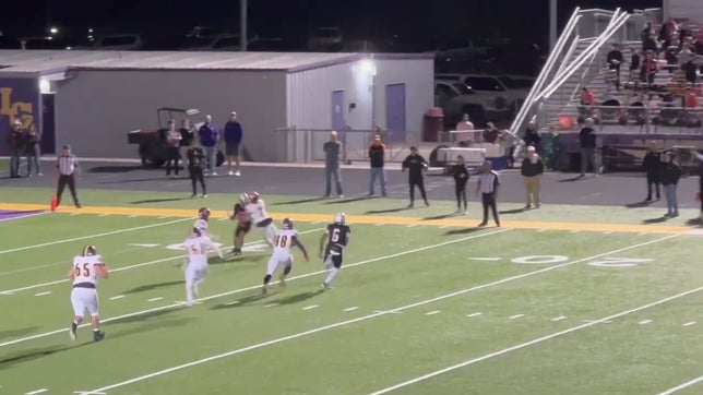 Tackle for loss on QB