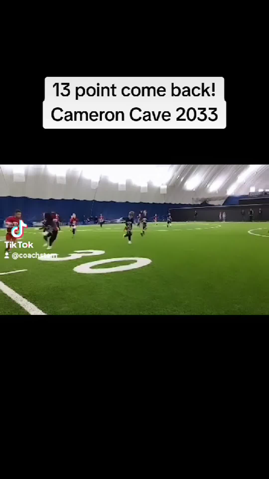 13 point come back!!! Cameron Cave 2033