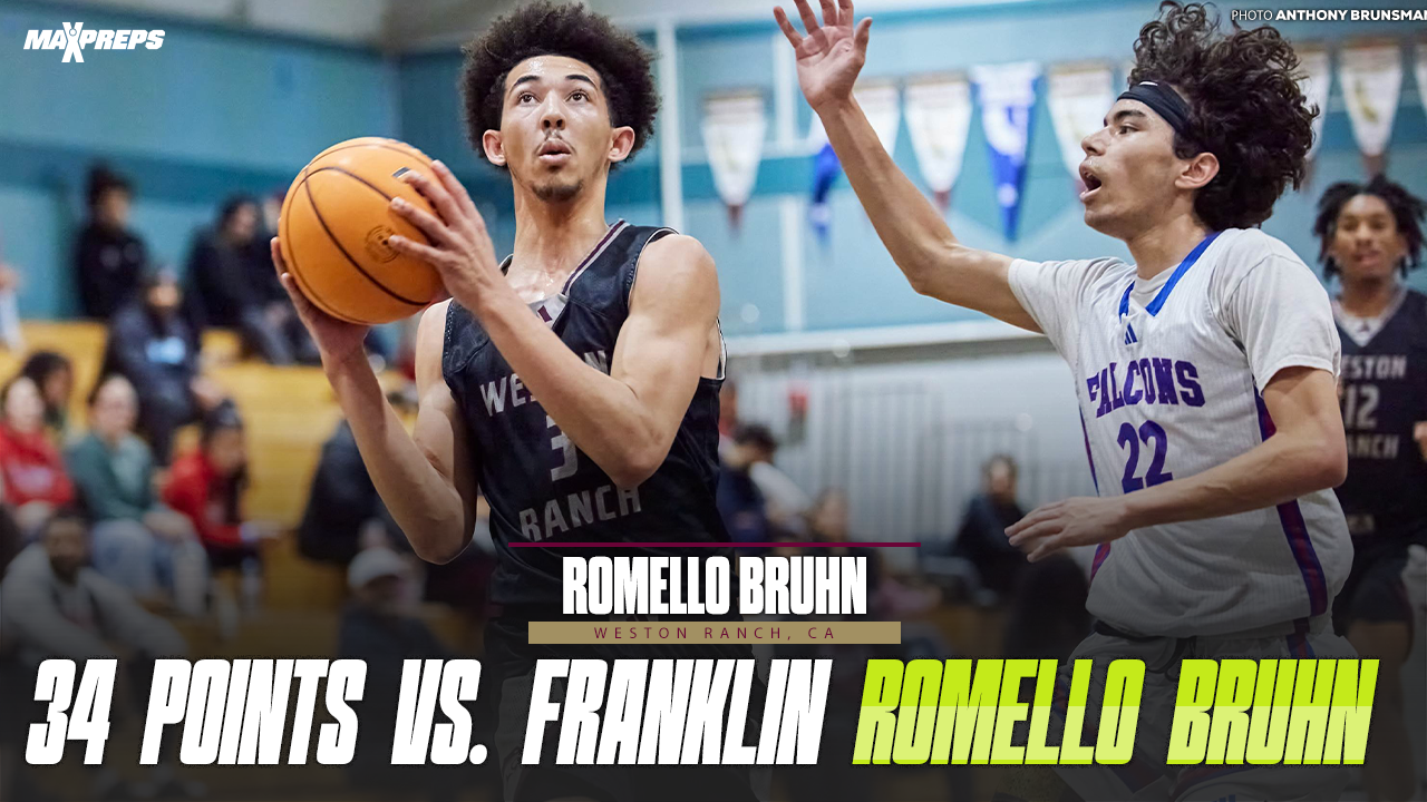 Romello Bruhn Drops 34 as Weston Ranch Dominates Franklin in Blowout Win