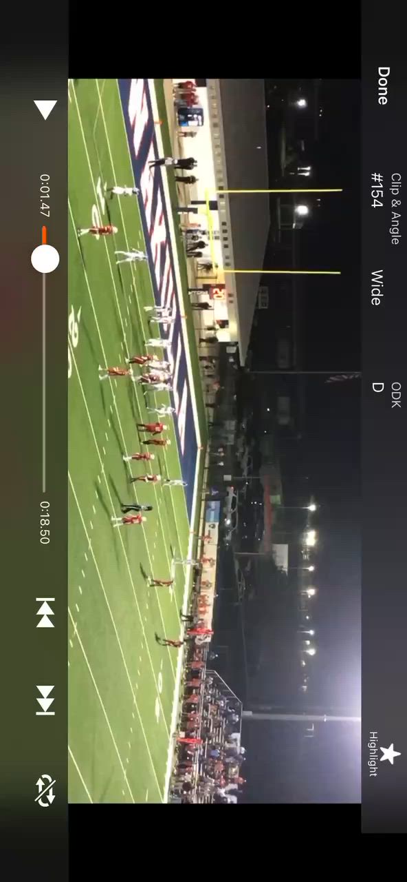Tackle by 48:Richard senatus