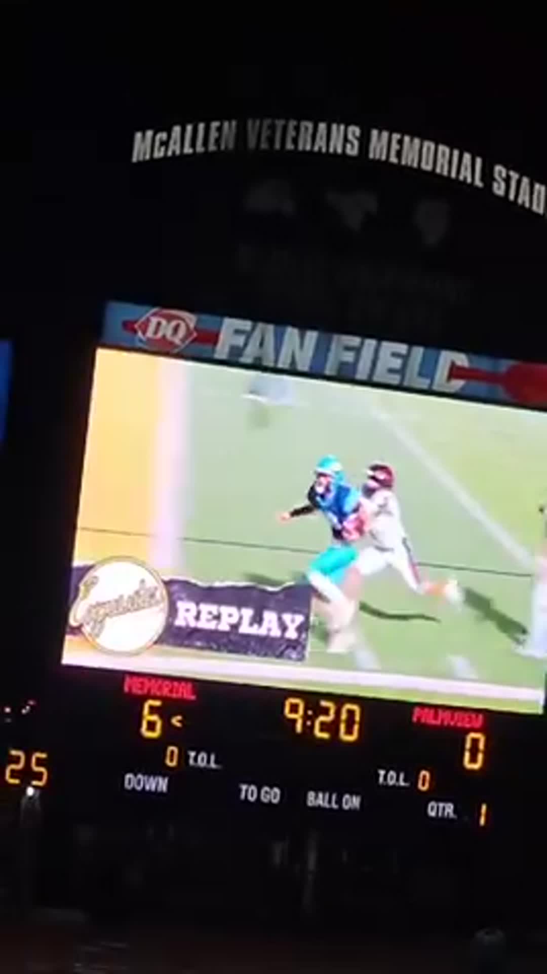 Michael's 2nd touchdown