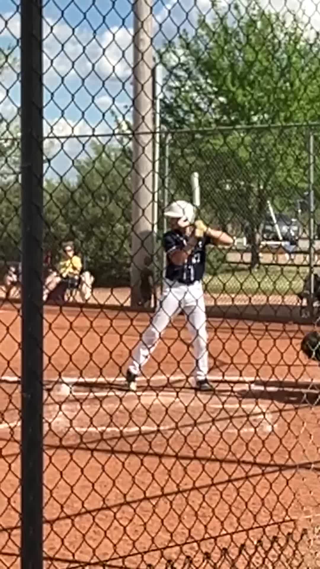 Logan hitting