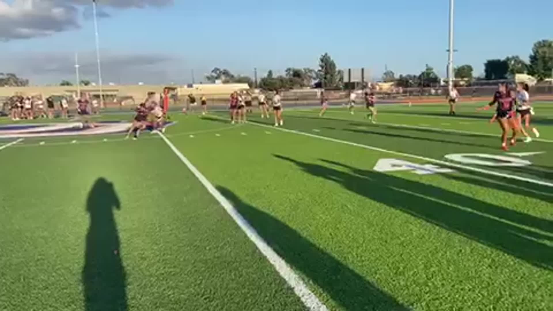 Pitch forward for touchdown